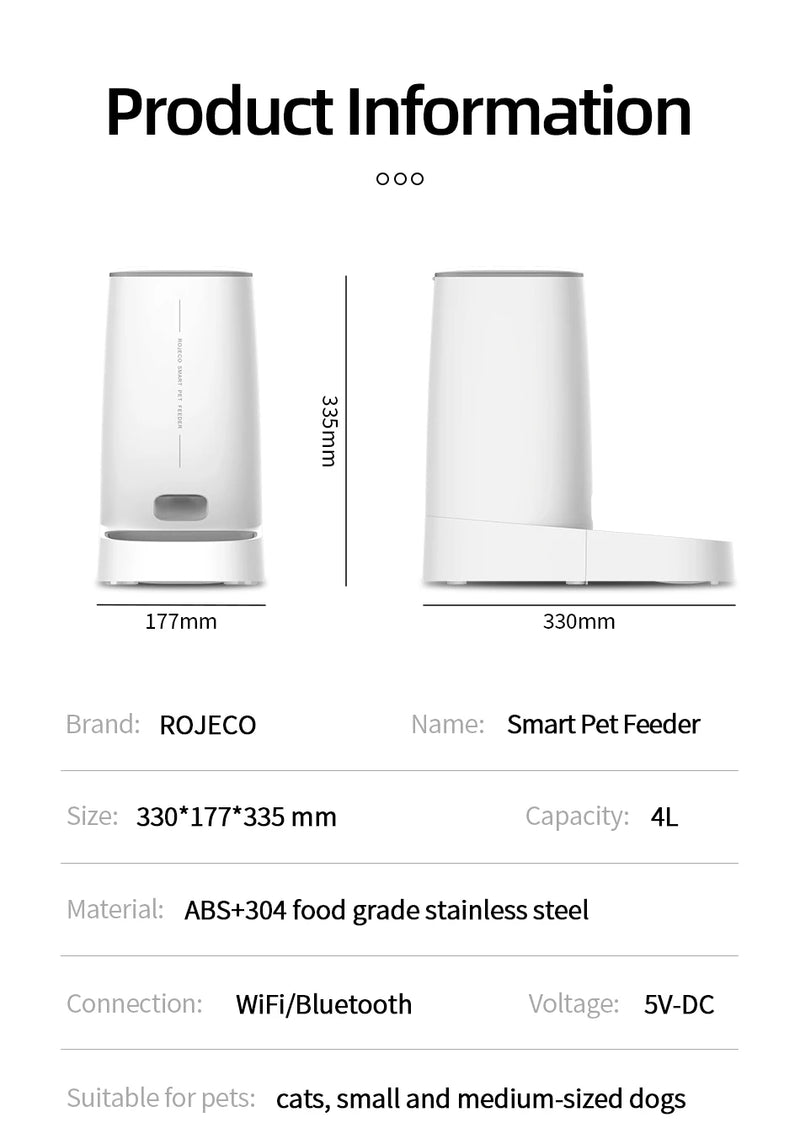 Alimentador Inteligente de Pets- ROJECO